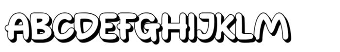 Twickle Twist Shadow Regular Font UPPERCASE