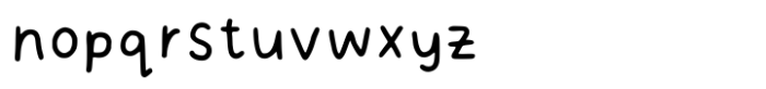 Twiglet Font LOWERCASE