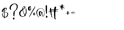 Twilight Heaven Regular Font OTHER CHARS