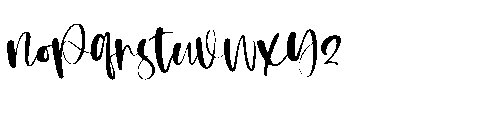 Twilight Heaven Regular Font LOWERCASE