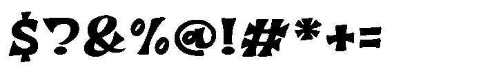 Twilight Witch Font OTHER CHARS