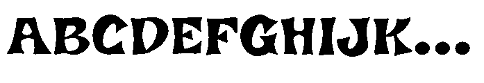 Twilight Witch Font UPPERCASE