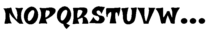 Twilight Witch Font UPPERCASE