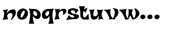 Twilight Witch Font LOWERCASE
