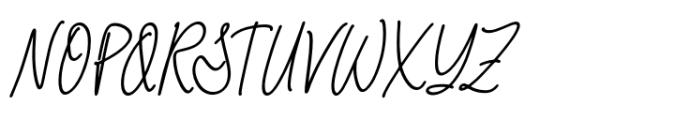 Twinkling Original Italic Font UPPERCASE