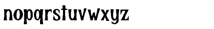 Twinkory Font LOWERCASE
