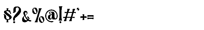 Twisly Font OTHER CHARS