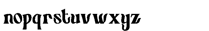 Twisly Font LOWERCASE