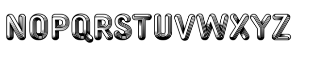 Twista Shaded Font UPPERCASE