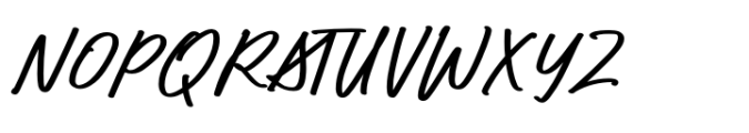 Twisted Author Regular Font UPPERCASE