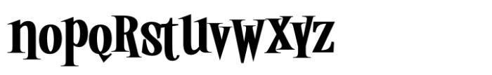 Twisted Halloween Alt Bold Font LOWERCASE