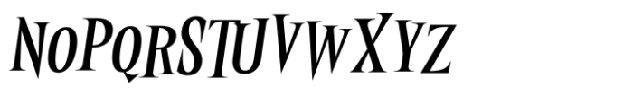 Twisted Halloween Alt Italic Font UPPERCASE