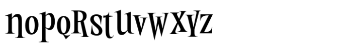 Twisted Halloween Alt Regular Font LOWERCASE