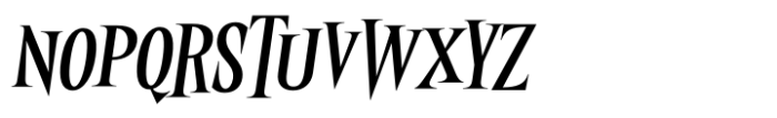 Twisted Halloween Italic Font UPPERCASE