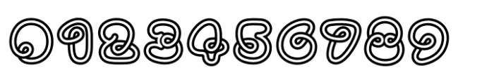Two Lines Loop Regular Font OTHER CHARS