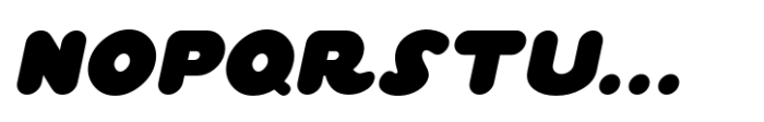 Two Reel Comedy JNL Oblique Font LOWERCASE