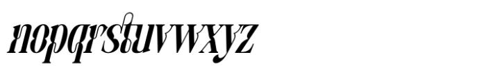Twolight Italic Font LOWERCASE