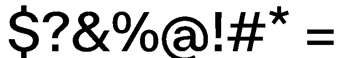 TWKEverett Book Font OTHER CHARS