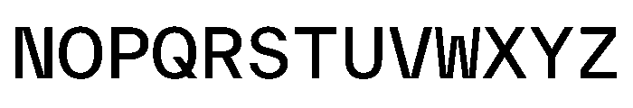 TWKEverettMono Book Font UPPERCASE
