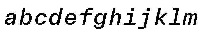 TWKEverettMono BookItalic FONT