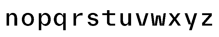 TWKEverettMono Book Font LOWERCASE