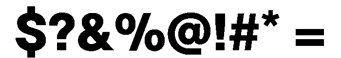 TWKLausanne 1000 Font OTHER CHARS