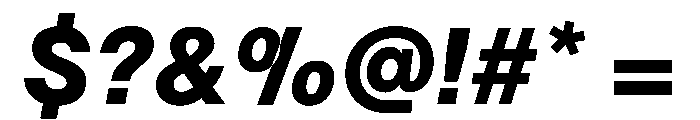 TWKLausanne 1000Italic Font OTHER CHARS