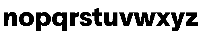 TWKLausanne 1000 Font LOWERCASE