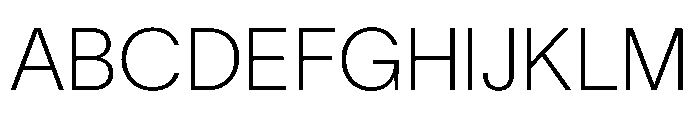TWKLausanne 100 Font UPPERCASE