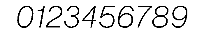 TWKLausanne 100Italic Font OTHER CHARS