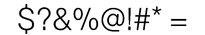 TWKLausanne 150 Font OTHER CHARS