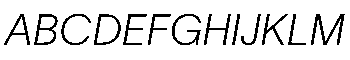 TWKLausanne 150Italic Font UPPERCASE