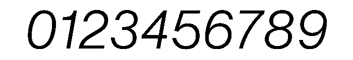 TWKLausanne 200Italic Font OTHER CHARS