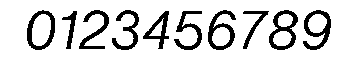 TWKLausanne 250Italic Font OTHER CHARS