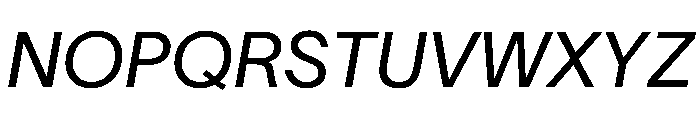 TWKLausanne 300Italic Font UPPERCASE