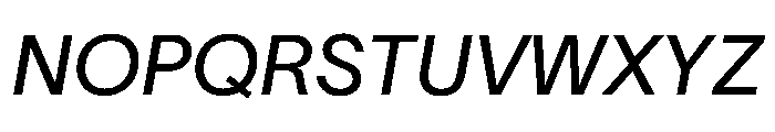 TWKLausanne 350Italic Font UPPERCASE