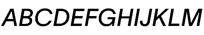 TWKLausanne 400Italic Font UPPERCASE