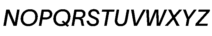 TWKLausanne 400Italic Font UPPERCASE
