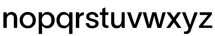 TWKLausanne 400 Font LOWERCASE