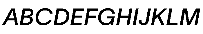 TWKLausanne 450Italic Font UPPERCASE