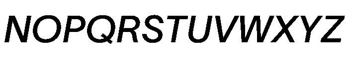 TWKLausanne 450Italic Font UPPERCASE