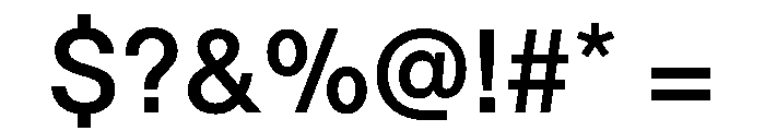 TWKLausanne 500 Font OTHER CHARS
