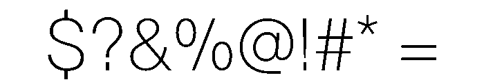 TWKLausanne 50 Font OTHER CHARS