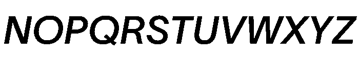 TWKLausanne 500Italic Font UPPERCASE