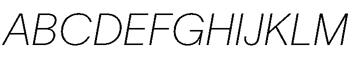 TWKLausanne 50Italic Font UPPERCASE