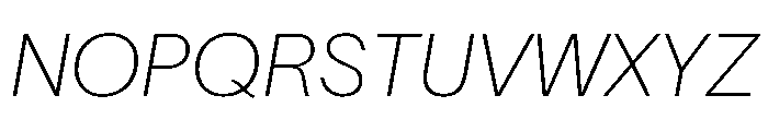 TWKLausanne 50Italic Font UPPERCASE