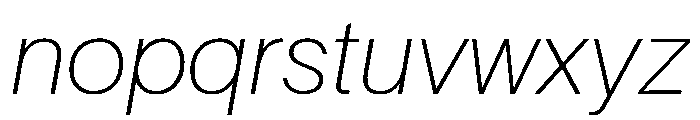 TWKLausanne 50Italic Font LOWERCASE