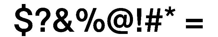 TWKLausanne 550 Font OTHER CHARS