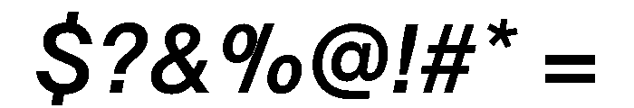 TWKLausanne 550Italic Font OTHER CHARS