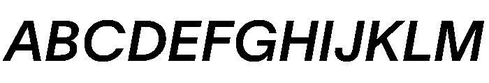 TWKLausanne 550Italic Font UPPERCASE